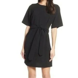 Women’s XL Chelsea28 Front Tie Shift Dress - Black